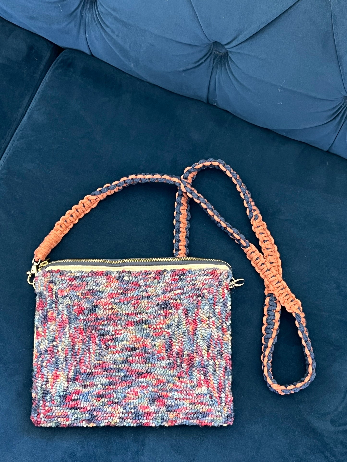 Multi Colored Zipper Purse