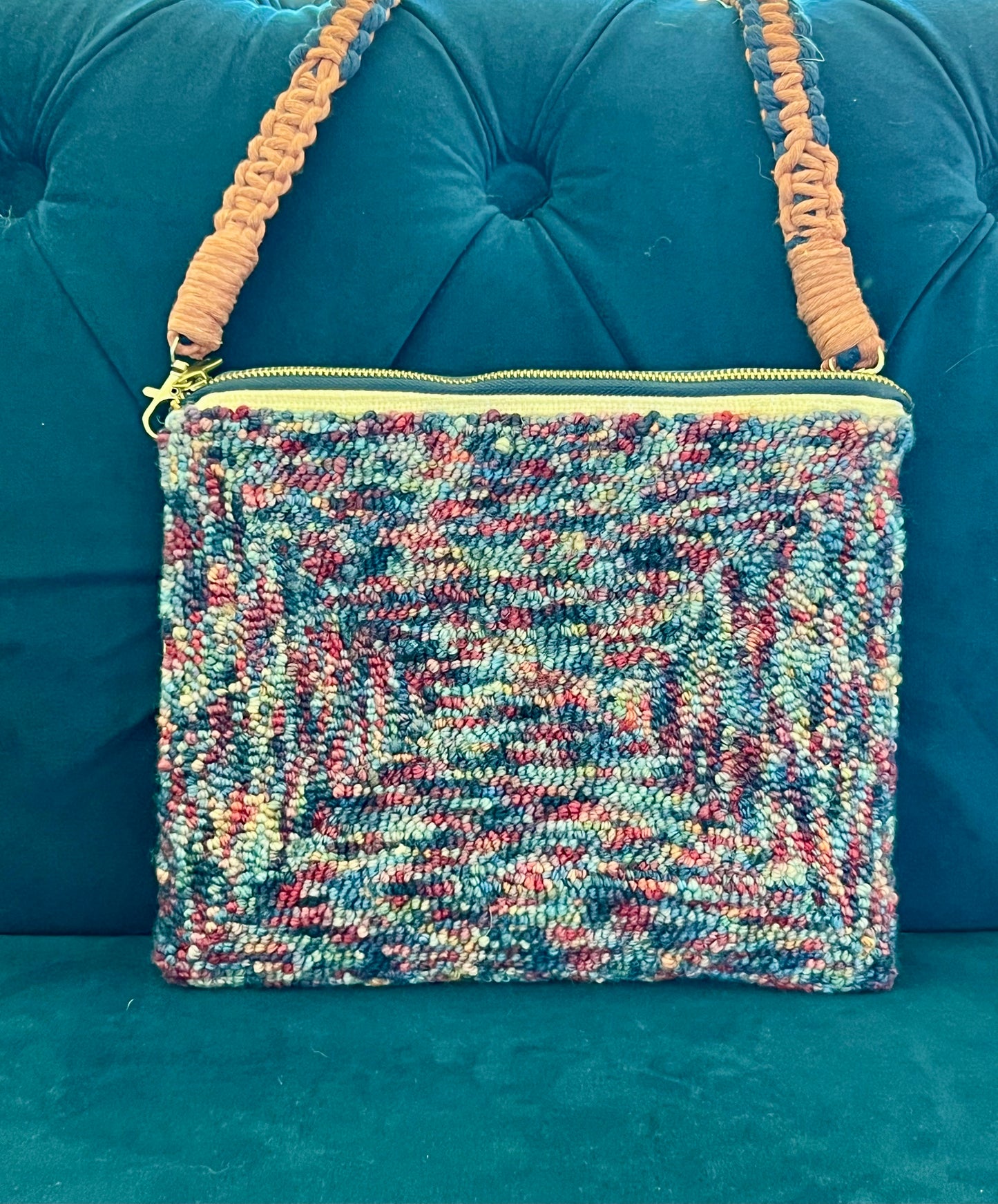 Multi Colored Zipper Purse