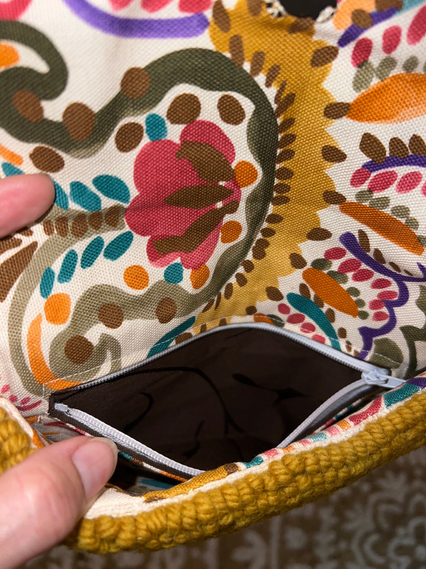 Mustard Clutch with Frill