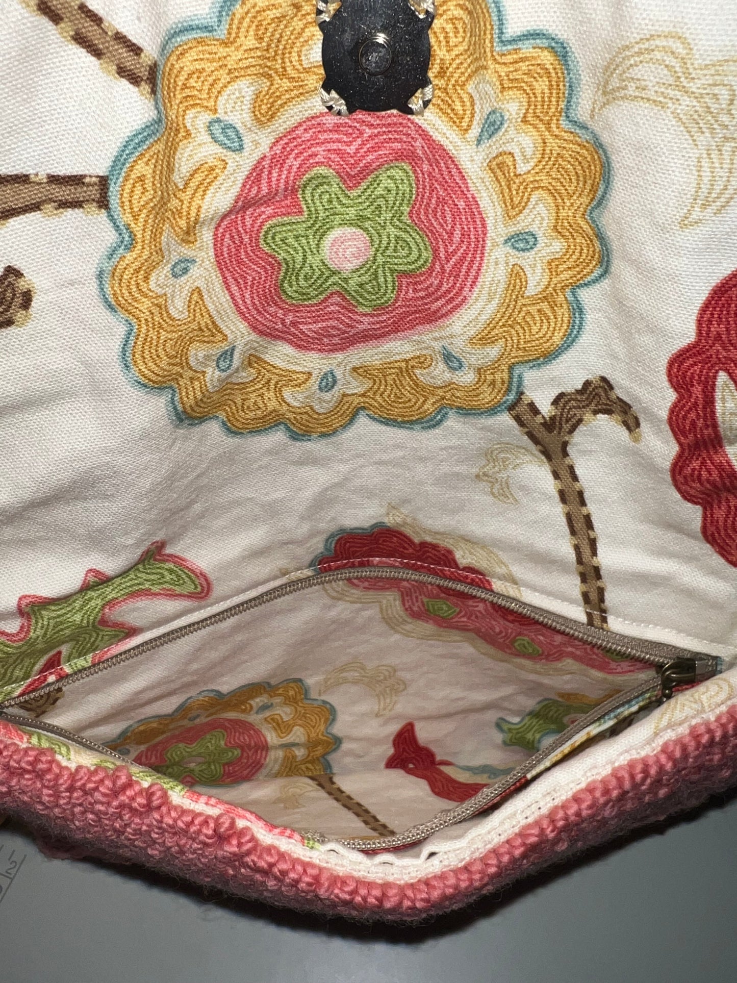 Pink Clutch with Frill