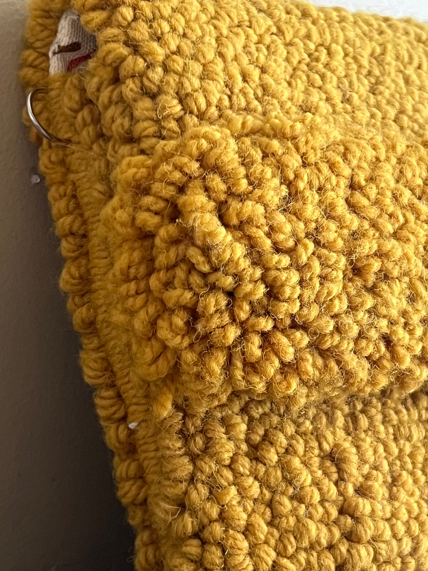 Mustard Clutch with Frill