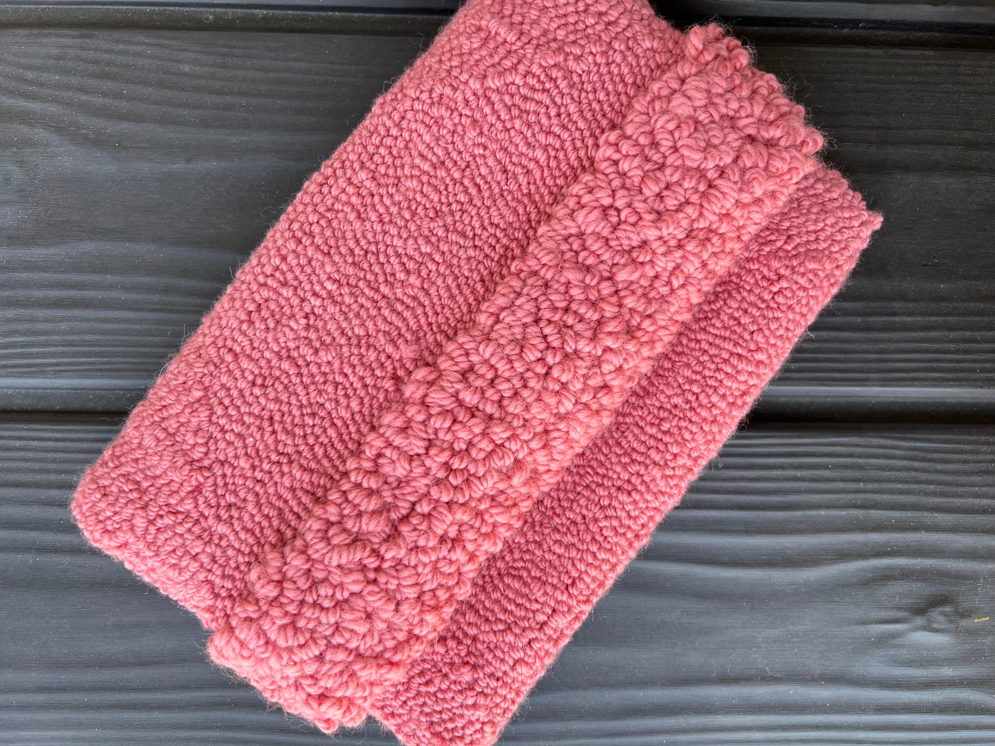 Pink Clutch with Frill