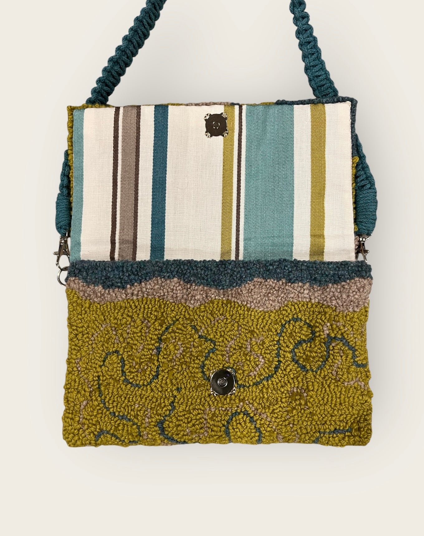 Green and Turquoise Clutch