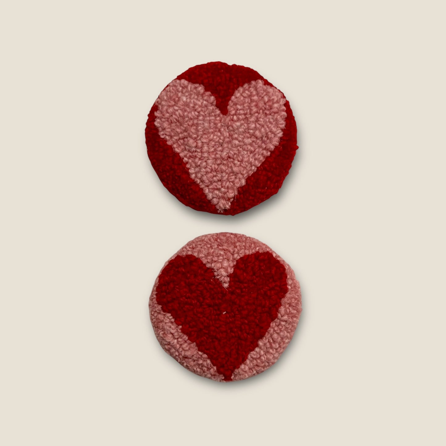 Heart Car Coasters Collection