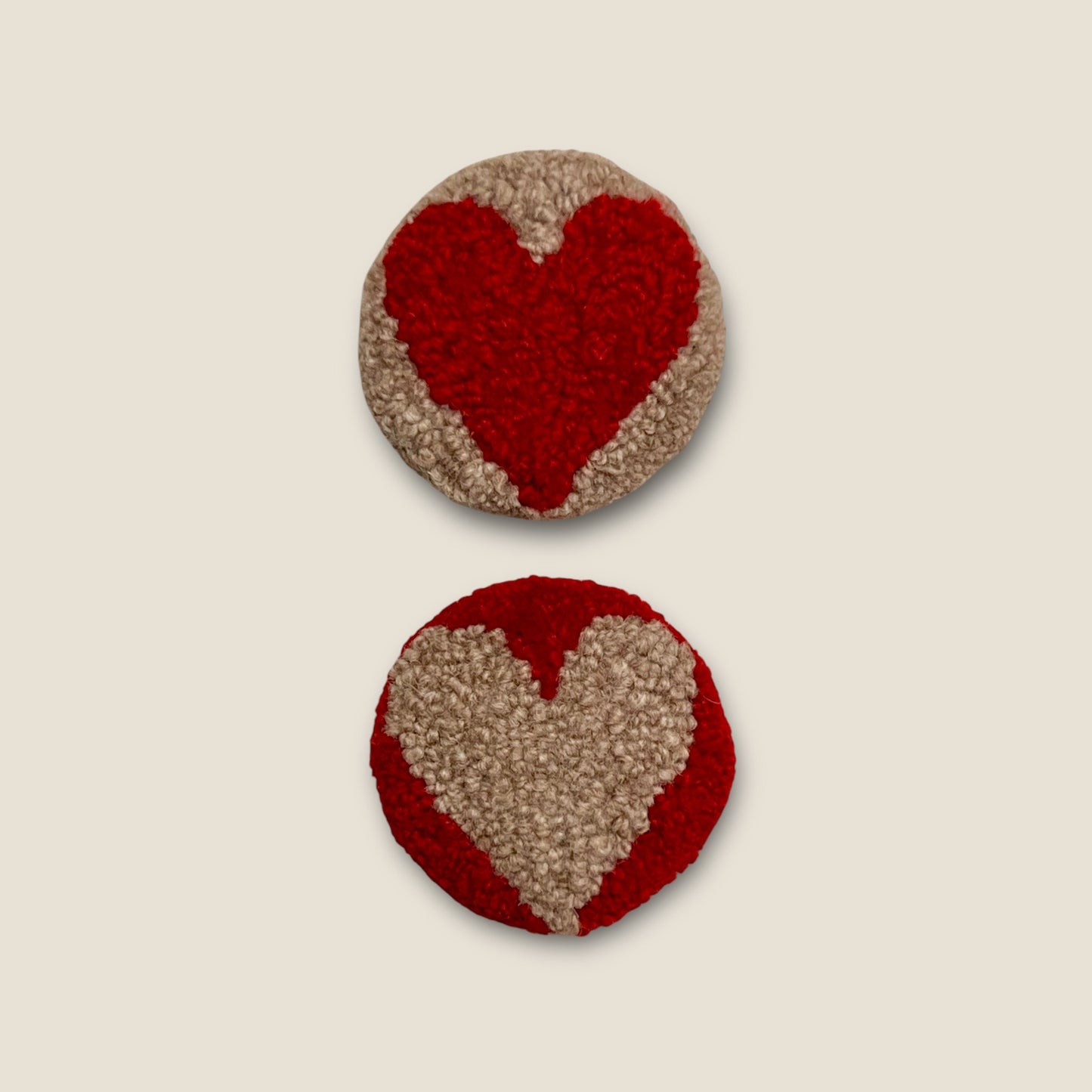 Heart Car Coasters Collection