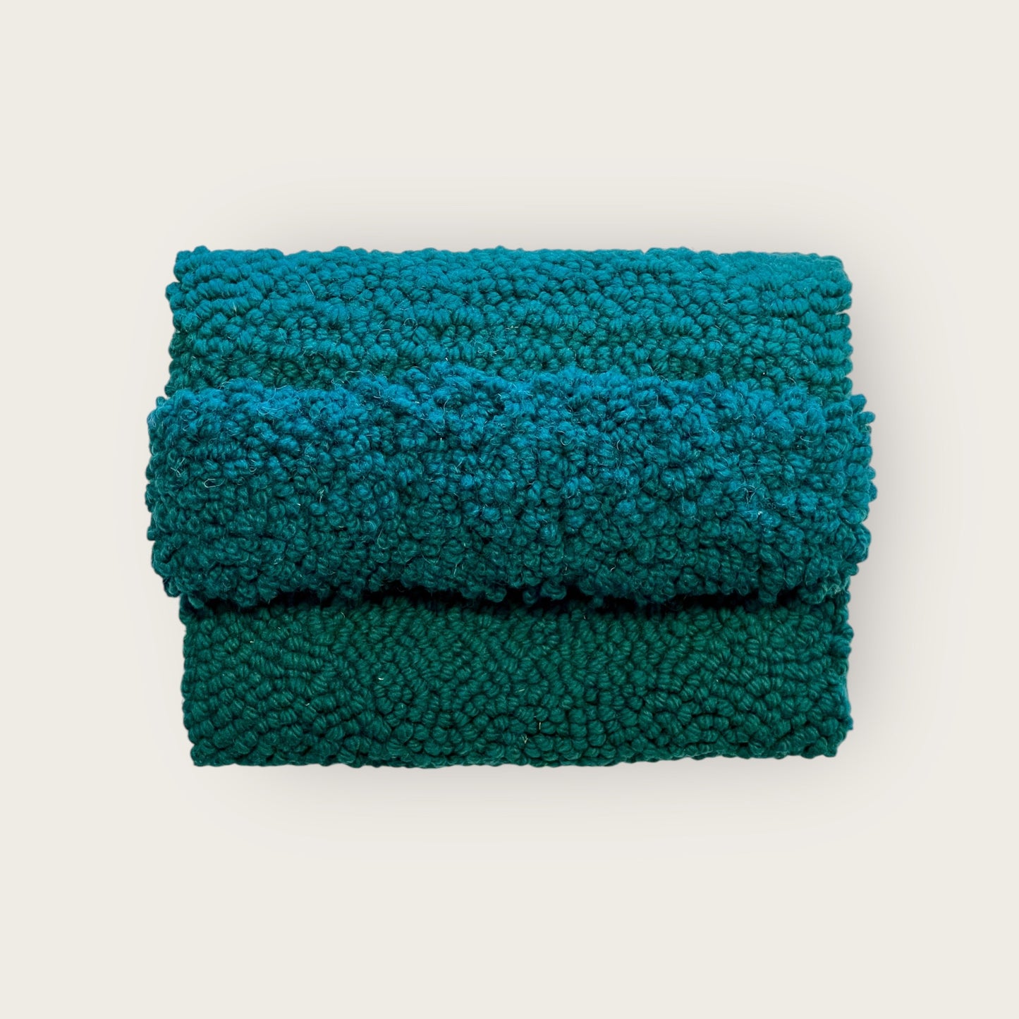 Green Clutch with Frill