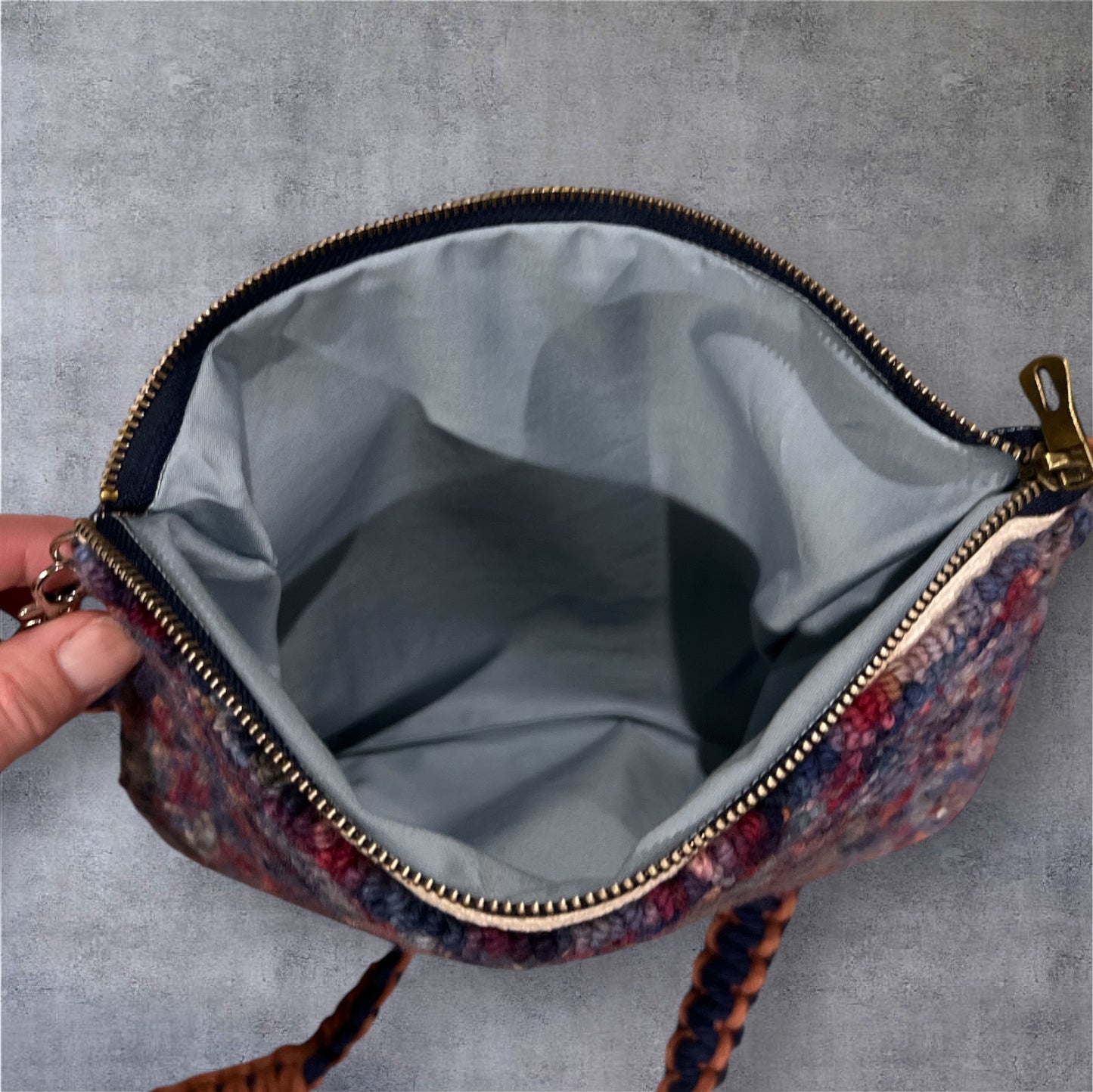 Multi Colored Zipper Purse