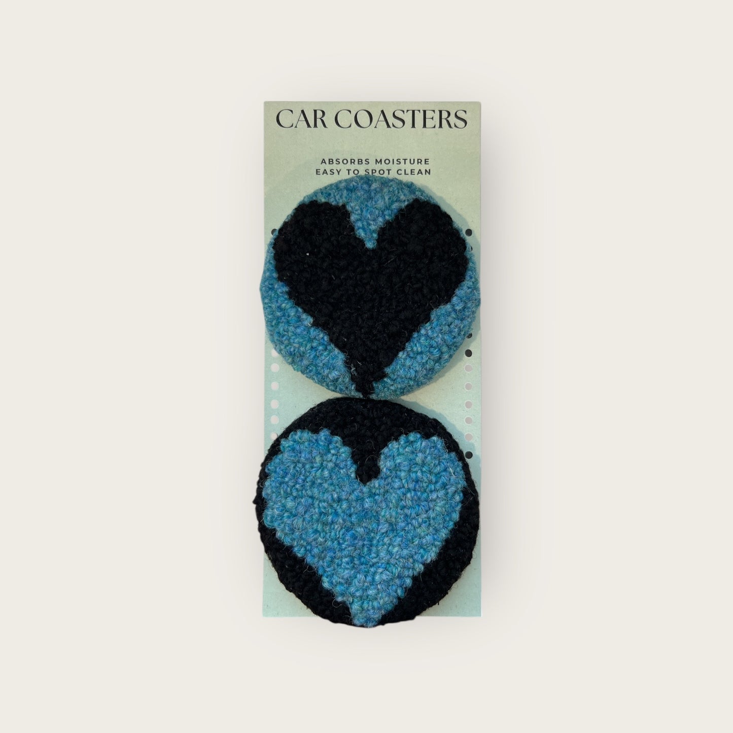 Heart Car Coasters Collection