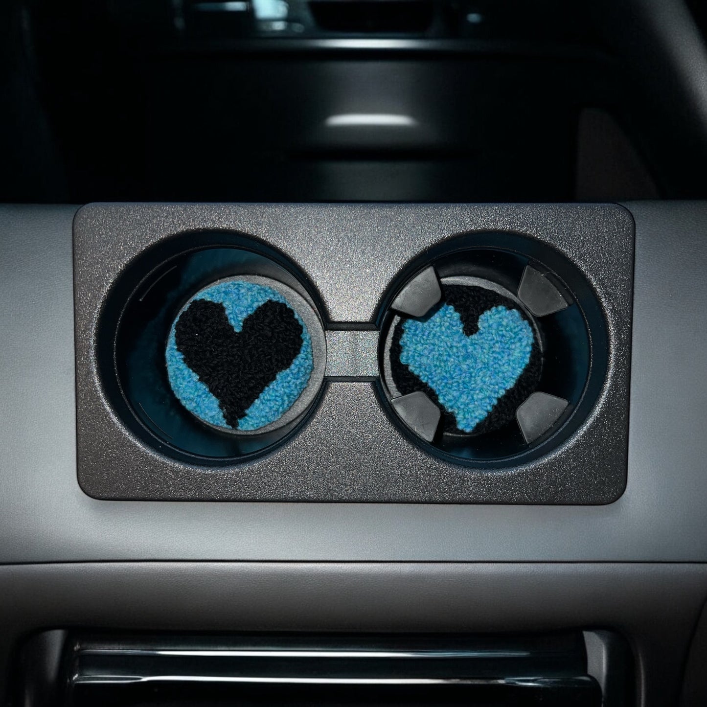 Heart Car Coasters Collection