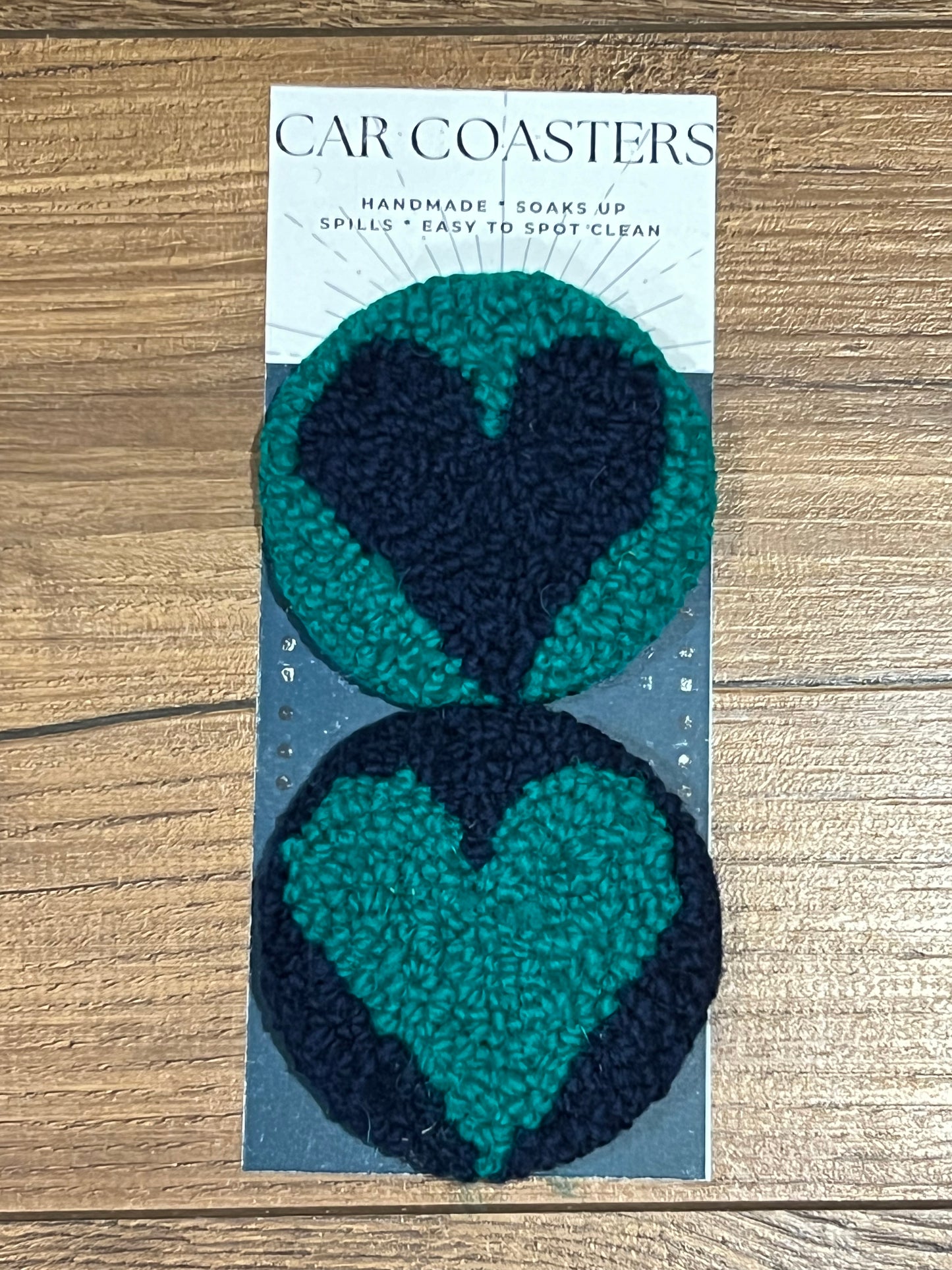 Heart Car Coasters Collection