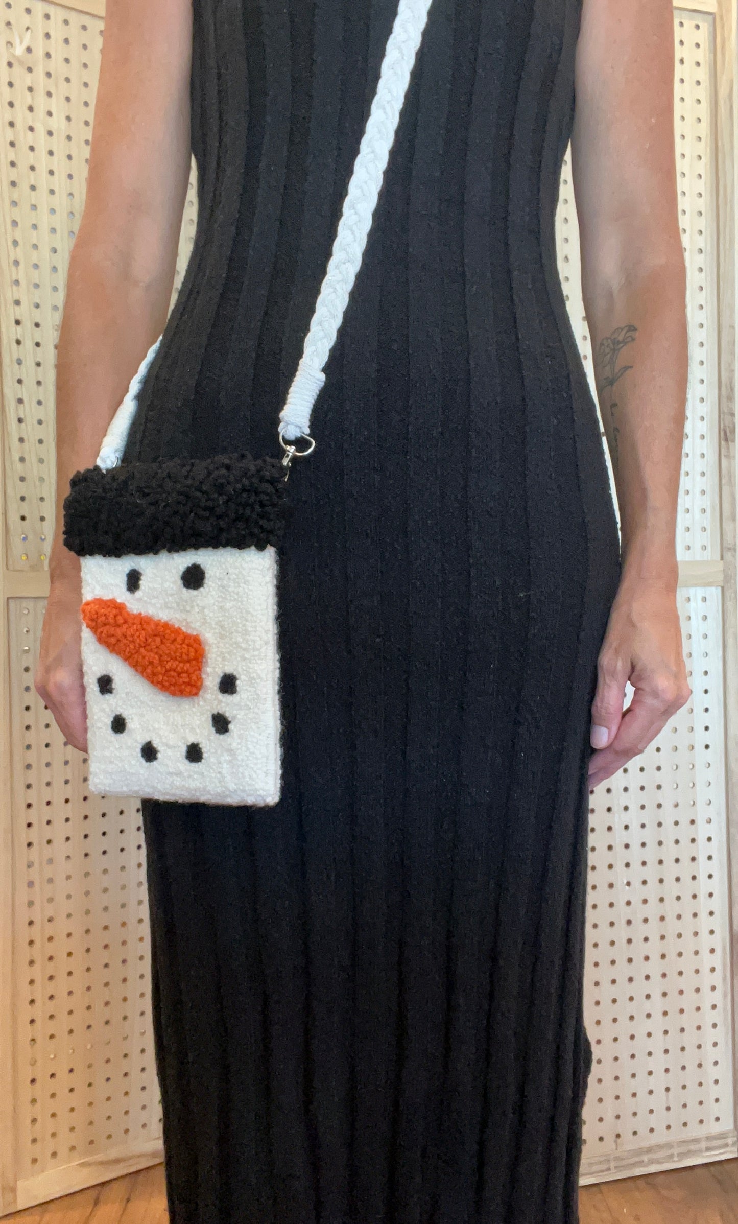 Snowman Cell Purse