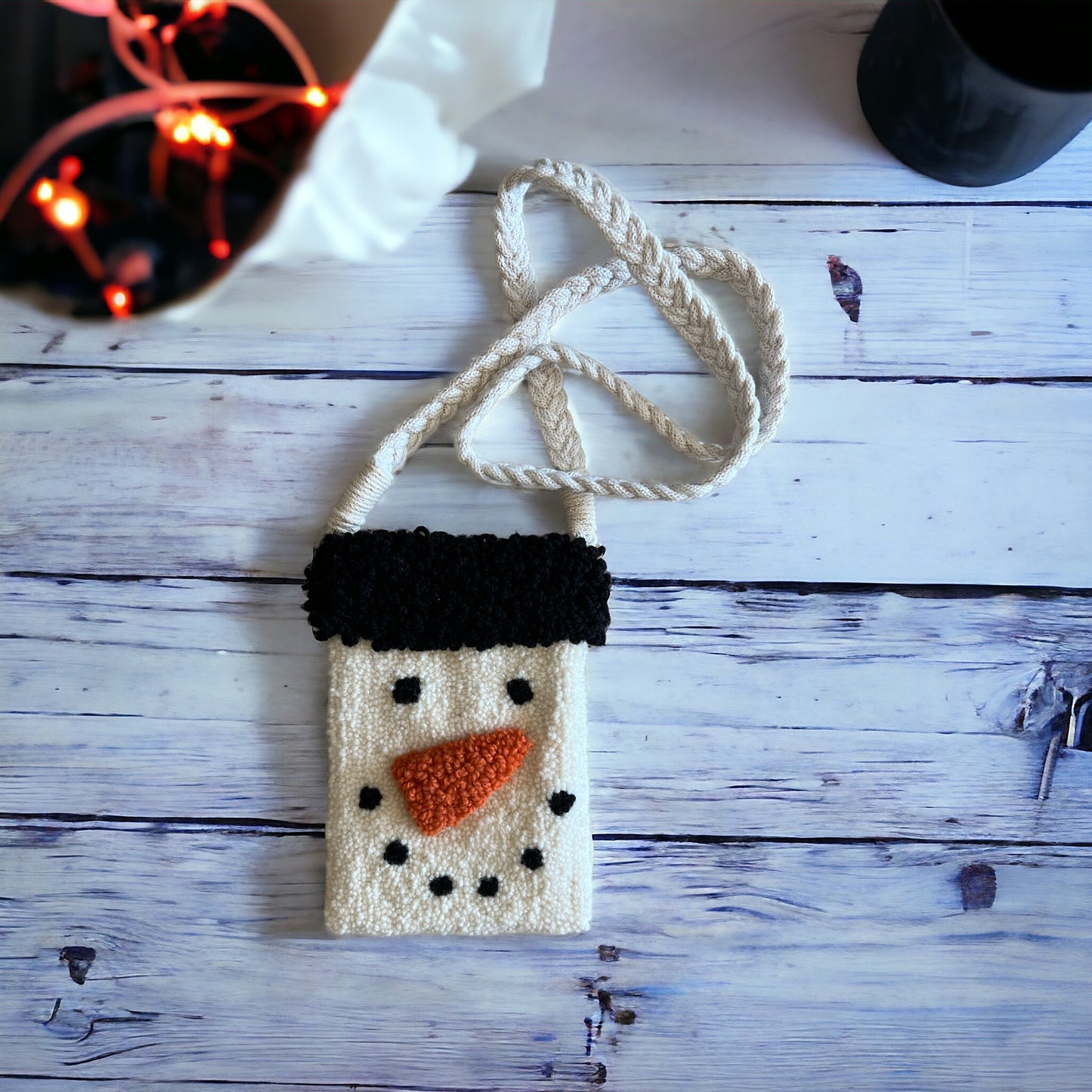 Snowman Cell Purse