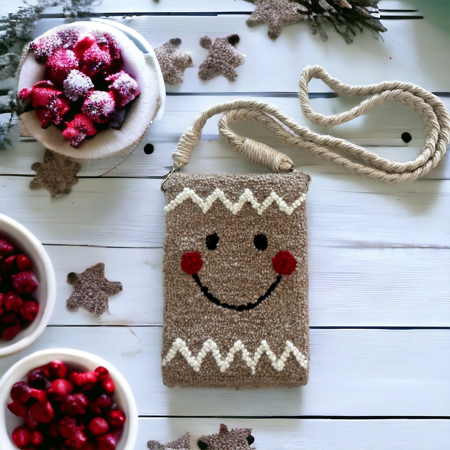 Gingerbread Cell Purse