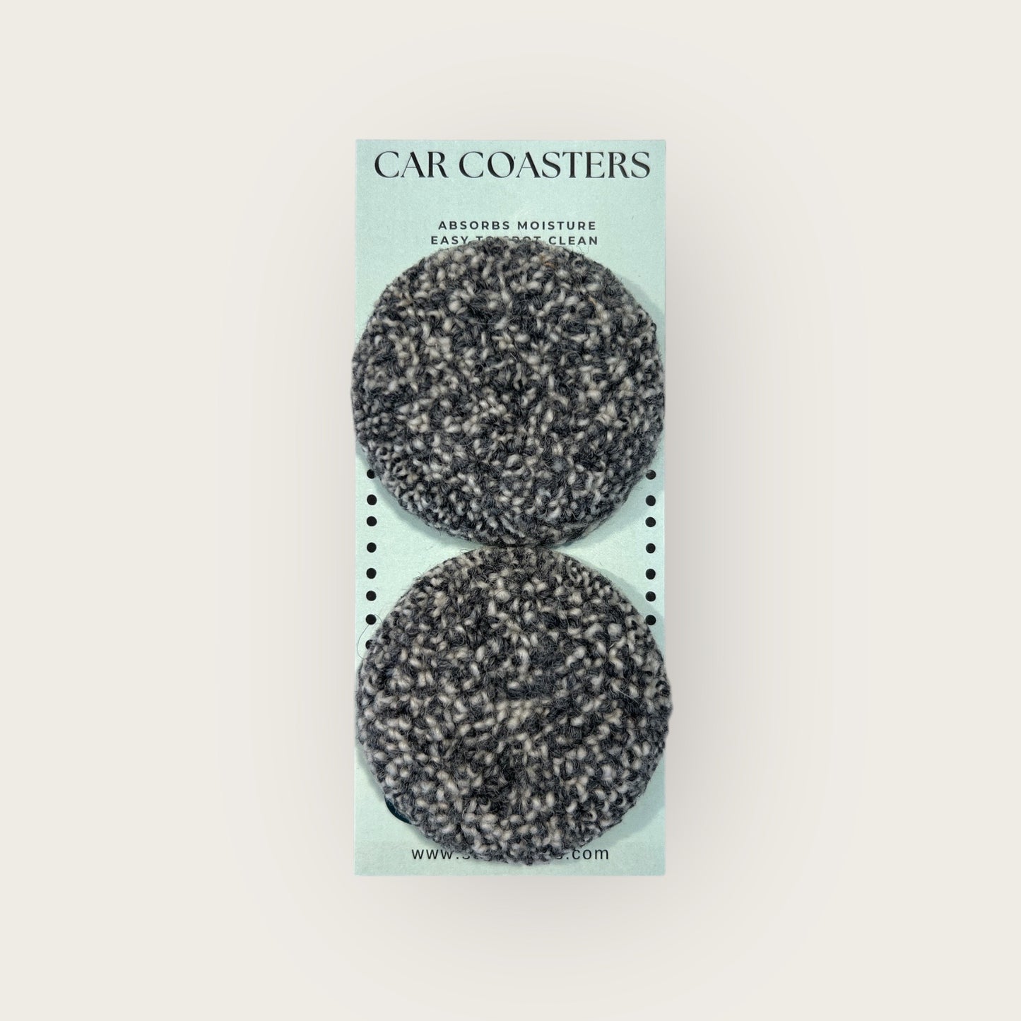 Solid Color Car Coasters