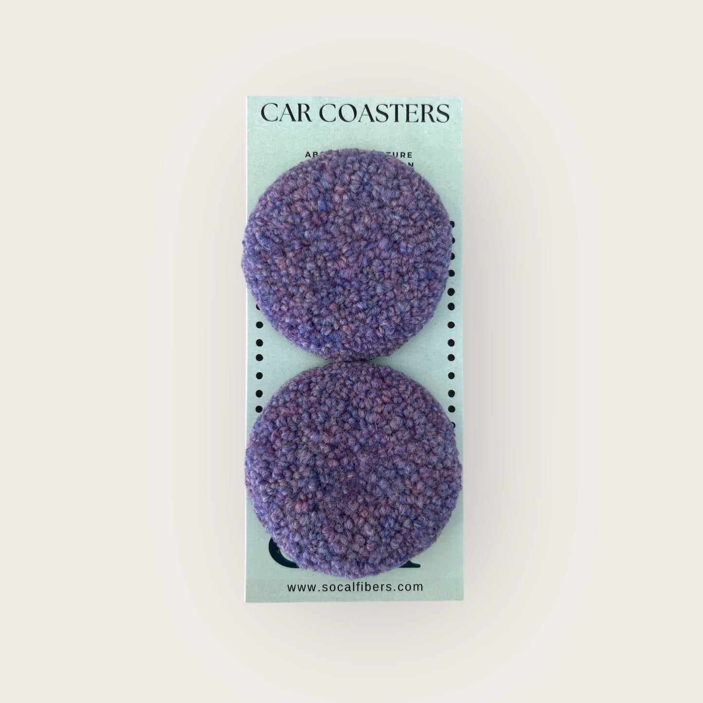 Solid Color Car Coasters