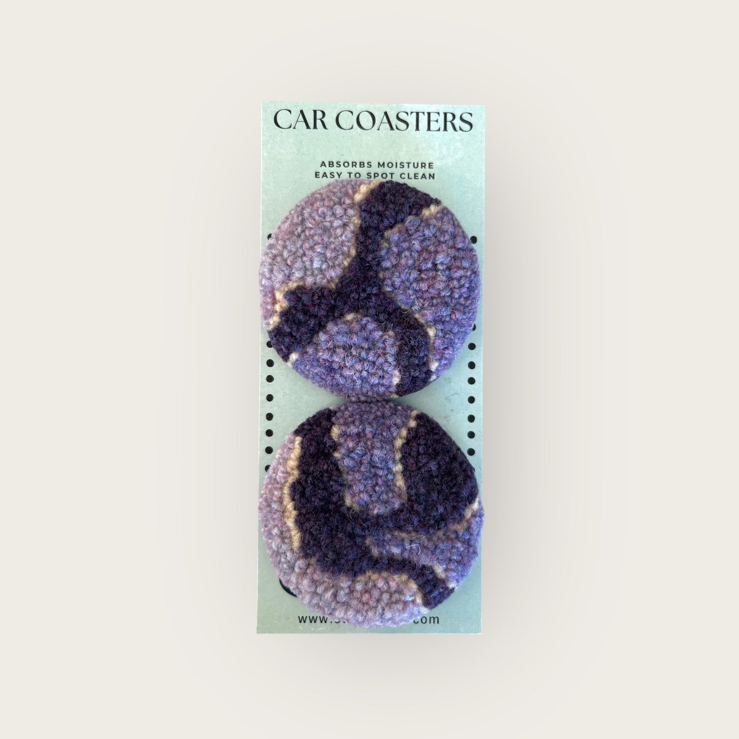 Purple Car Coasters