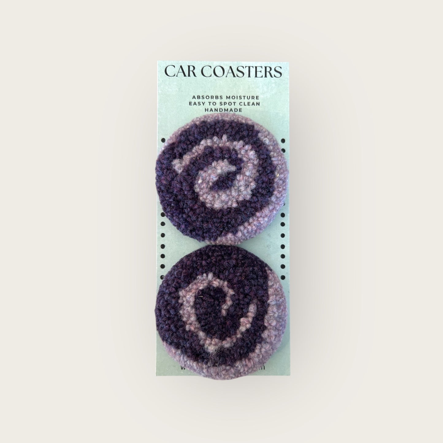 Purple Car Coasters