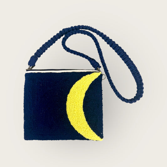 Sliver of a Moon Zipper Purse
