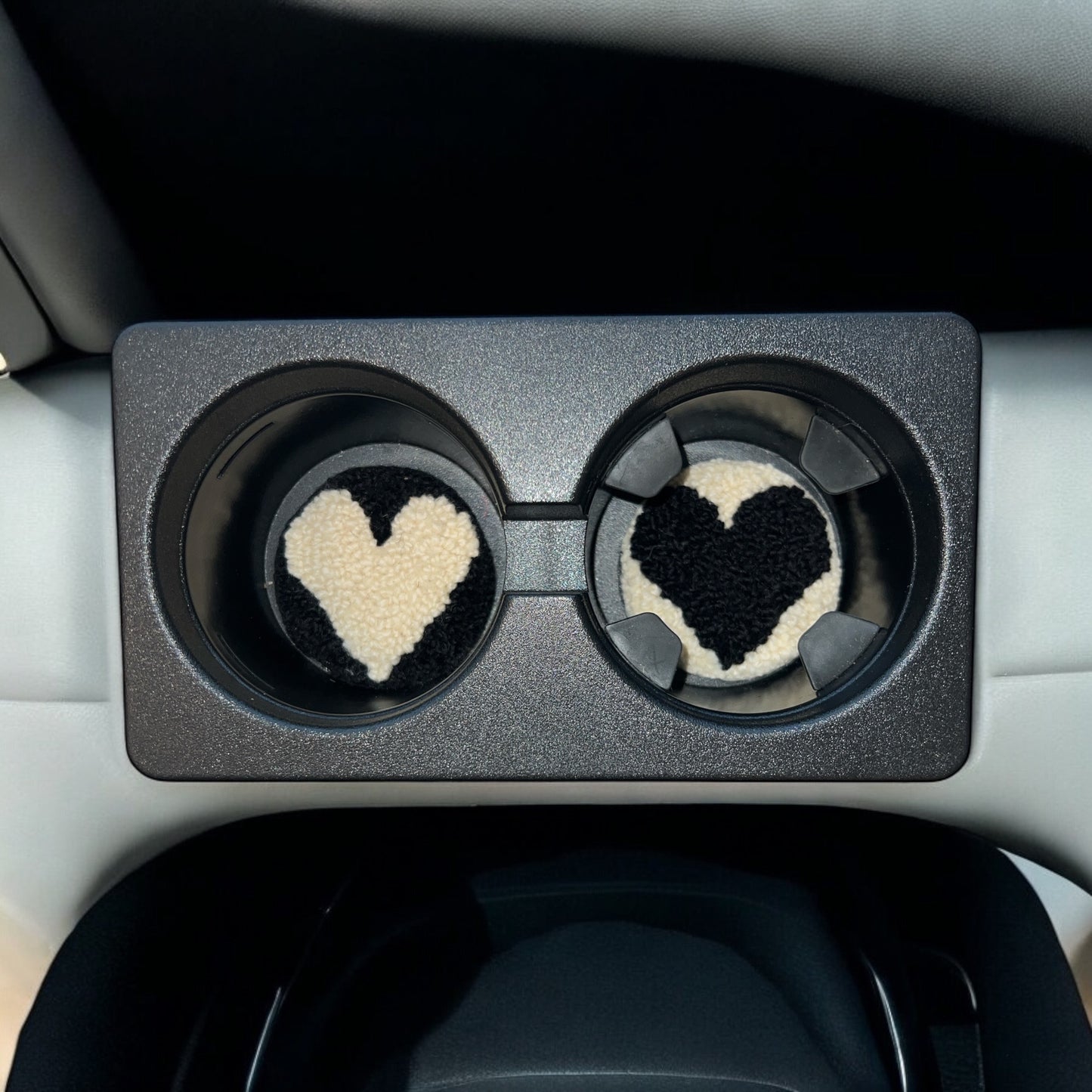 Heart Car Coasters Collection