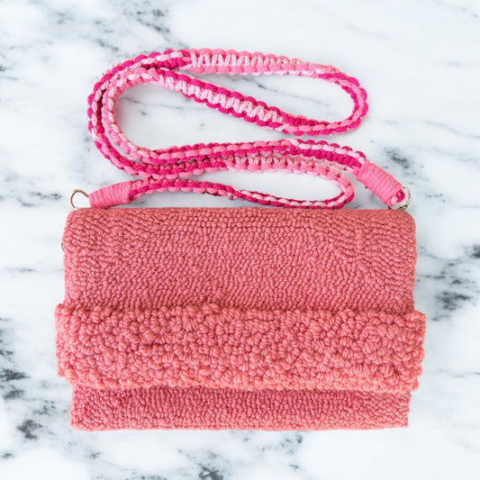 Pink Clutch with Frill