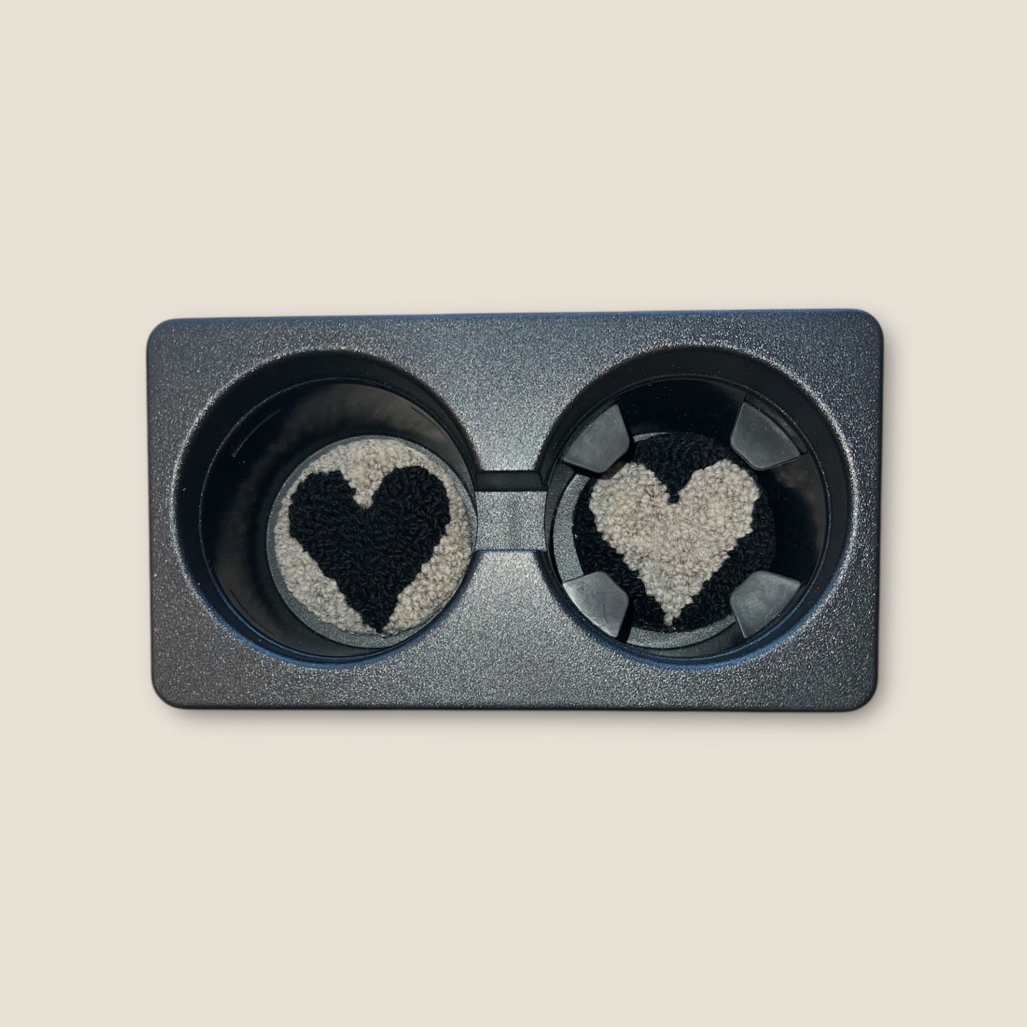 Heart Car Coasters Collection