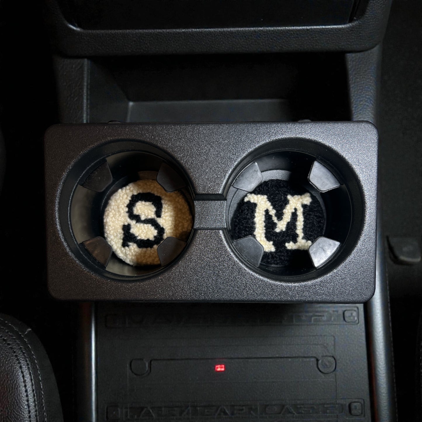 Initials Car Coasters--Sold Individually