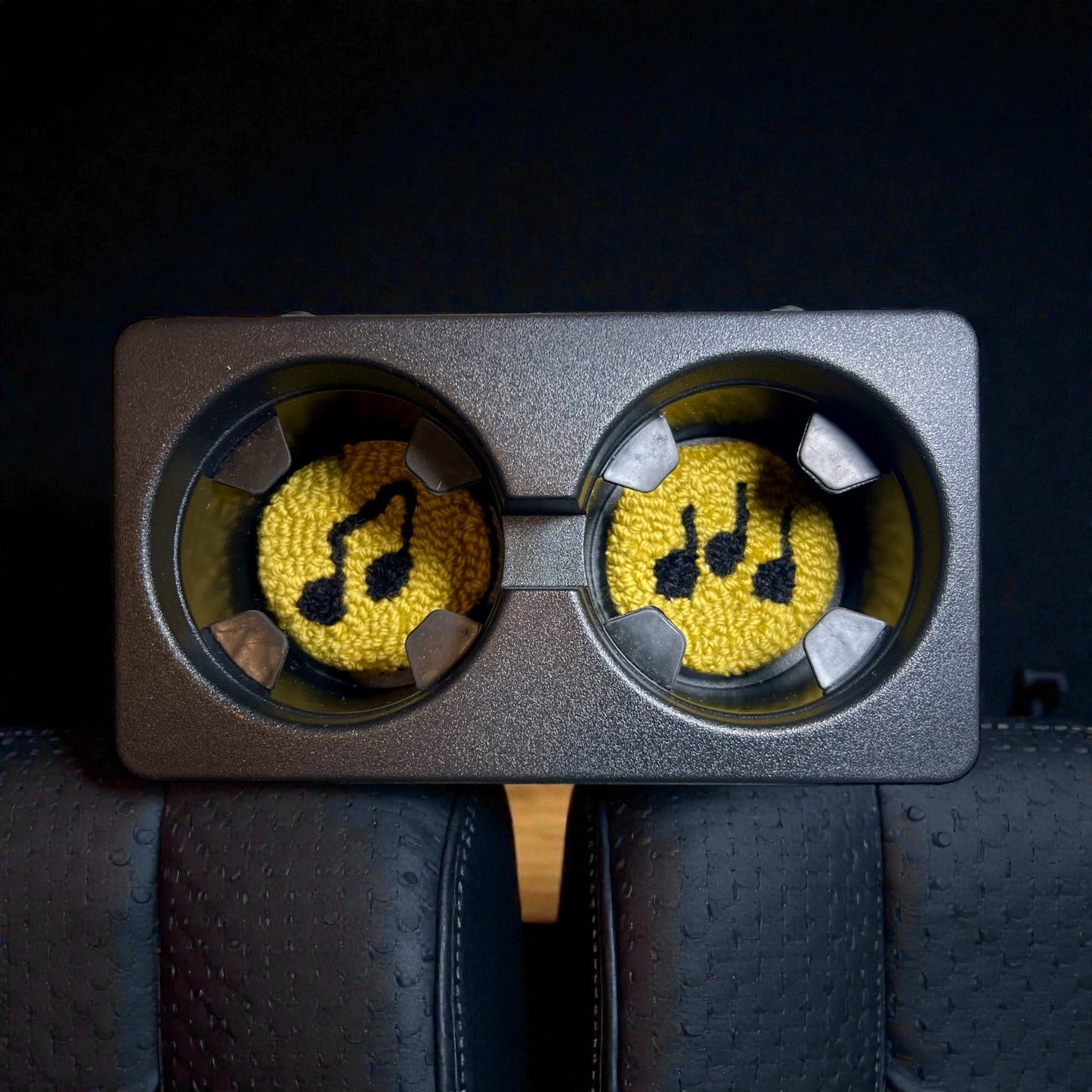 Music Notes Car Coasters