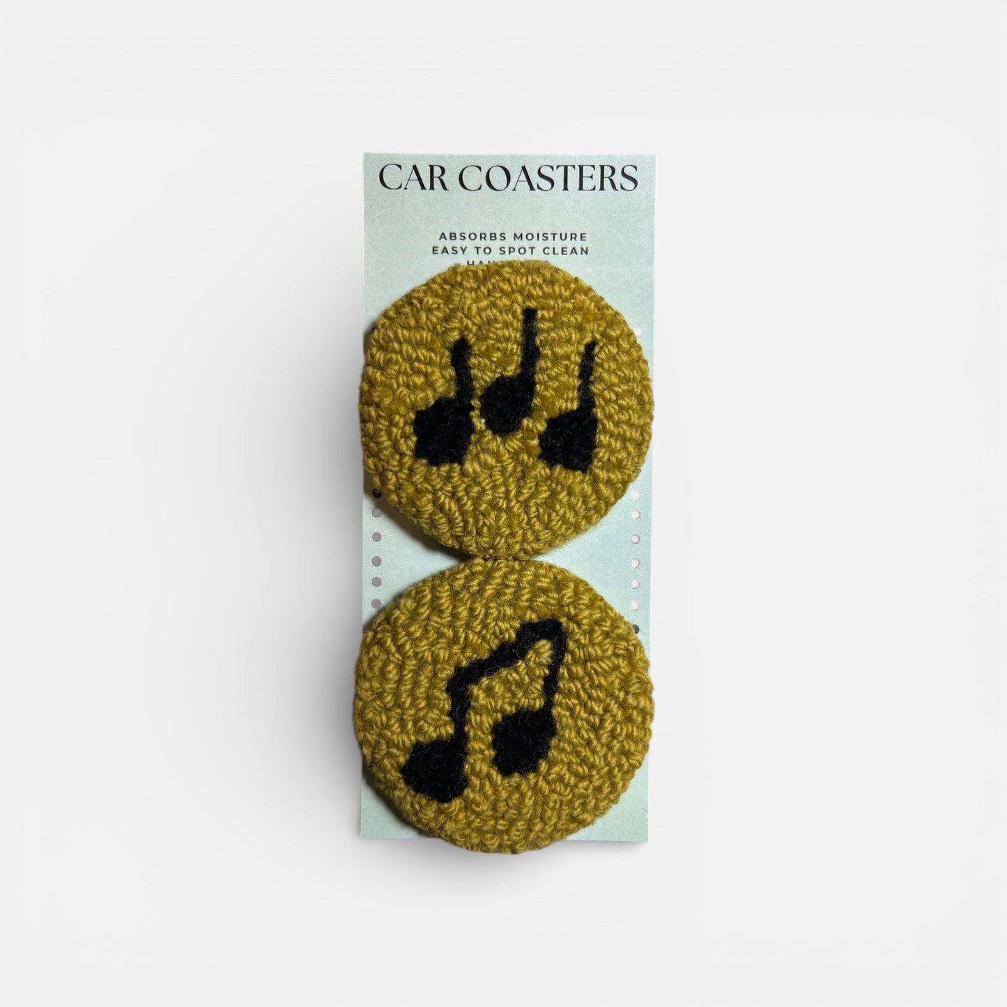 Music Notes Car Coasters