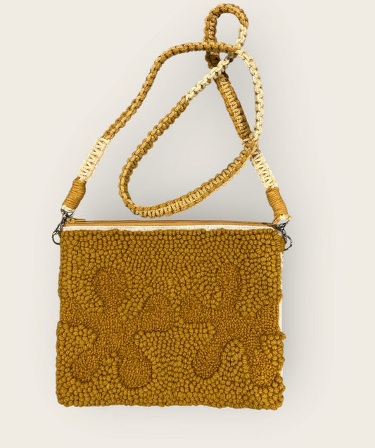 Mustard Zipper Purse